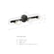 Designers Fountain Demi 24 in. 3-Light Matte Black Vanity Light with Artisan Cast Glass Shade for Bathrooms D318M-3B-MB - alternate 5